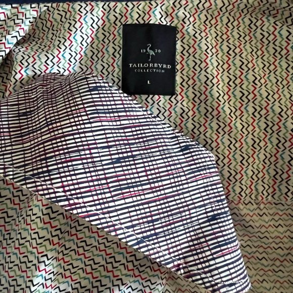 $10 CLEAR OUT - Taylorbyrd shirt with contrast cuff - Size L - Looks like new - Picture 3 of 3